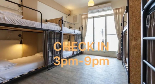 Кровать в общем номере Sleeping Boot Hostel