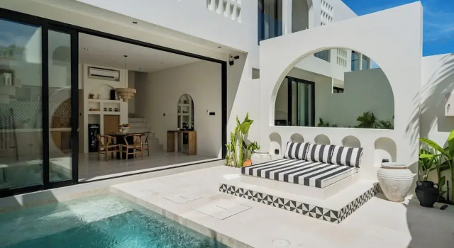 The Makara Villas Uluwatu, Rezervovat Vila Chaty v Bali, Chalupa