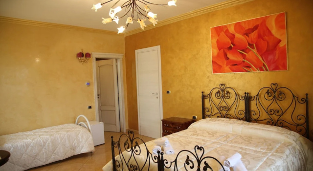 Четырёхместный номер Deluxe с балконом и с видом на море À La Maison De Gabry