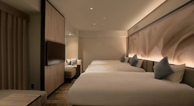Трёхместный номер Deluxe ORIENTAL HOTEL UNIVERSAL CITY