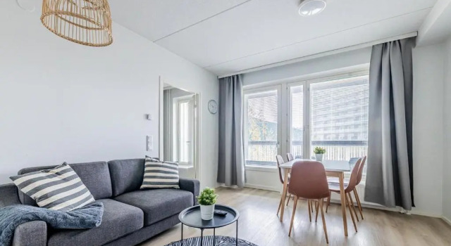 Апартаменты SleepWell Apartments Niittykumpu 12 - Metro, 15 min from Helsinki City