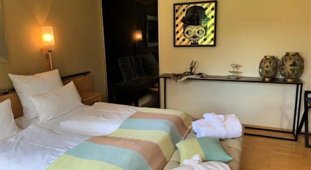 Полулюкс с видом на сад Das Landhaus Apartments