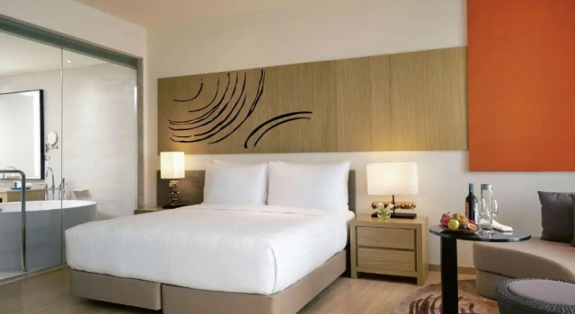 Двухместный полулюкс с видом на море Mövenpick Siam Hotel Na Jomtien Pattaya