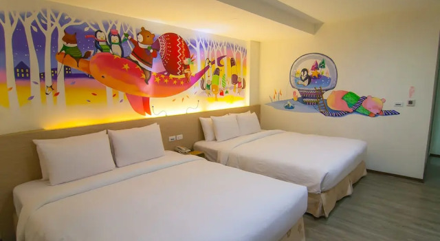 Четырёхместный номер Deluxe Legend Hotel Kaohsiung Liuhe