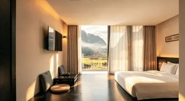Семейный люкс с красивым видом из окна Man Yun Oriental Hidden Luxury · Hidden Luxury Vacation Hotel (Yulong River Branch)