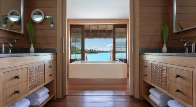 Overwater Bungalow Suite Plunge Pool Poerava с 2 комнатами Four Seasons Resort Bora Bora