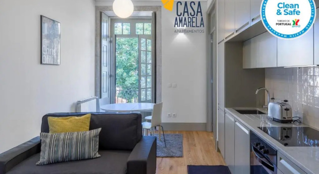 Апартаменты с балконом Casa Amarela