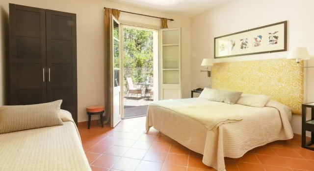 Трёхместный номер Standard с видом на сад Si Montalcino Hotel