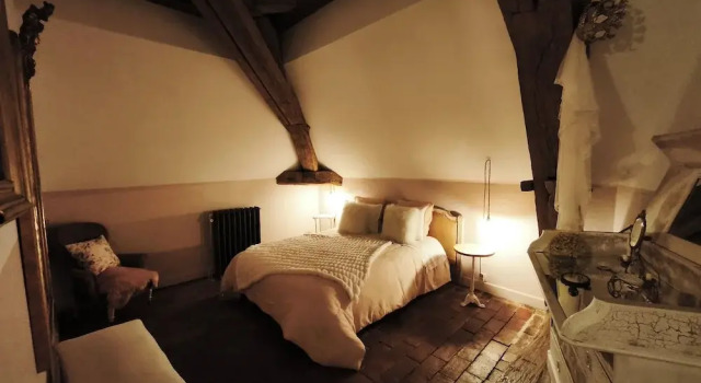 Люкс Deluxe с видом на сад chambre dhôtes Madame