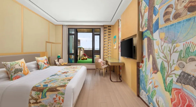 Двухместный номер Deluxe Forest Hut с балконом Courtyard by Marriott Shanghai International Tourism and Resorts Zone