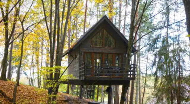 Na Skraju Lasu Domek na Drzewie & Glamping, Забронировать Кемпинг Казимеж-Дольны Люблинское воеводство, рядом с Franciscan Monastery