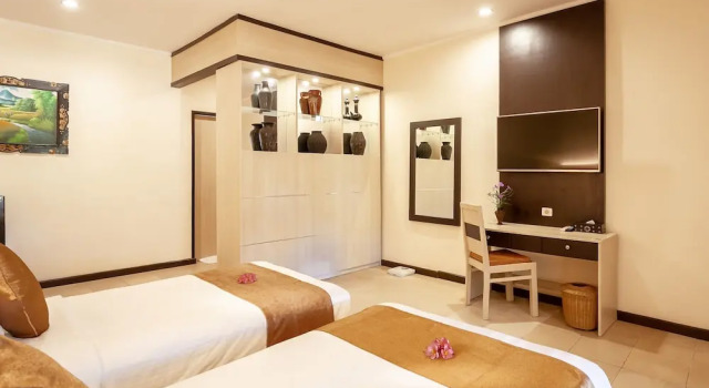 Двухместный люкс с балконом Lombok Garden Hotel