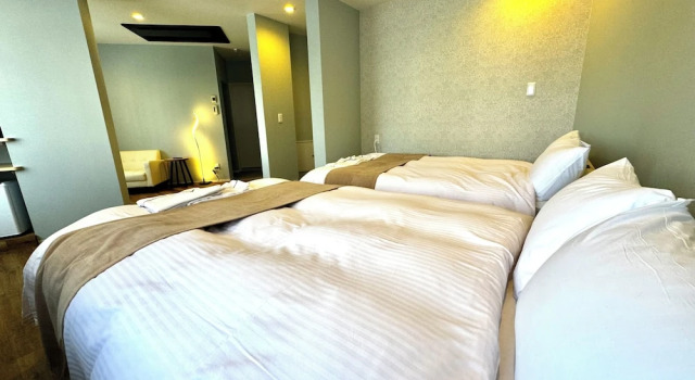Четырёхместный номер Deluxe Beppu onsen Resort Stay Spa Tsurumi