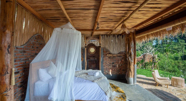 Вилла c 1 комнатой с балконом и с видом на реку Shigar Livin Bali