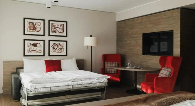 Номер Deluxe с панорамным видом AMERON Davos Swiss Mountain Resort