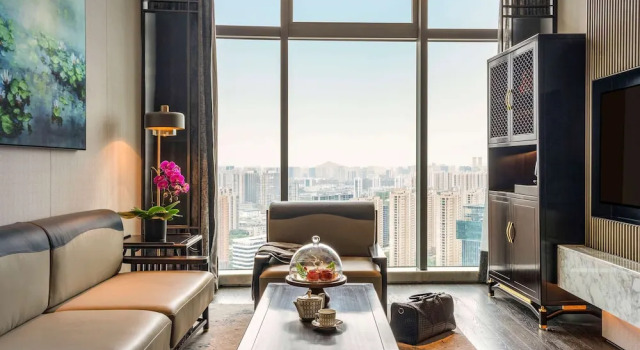 Двухместный номер Superior с видом на город Sofitel Hangzhou Yingguan Hotel
