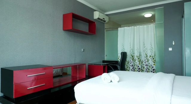 1BR Apartment with City View at Ancol Mansion, Rezervați Apartament Jakarta Jakarta Province