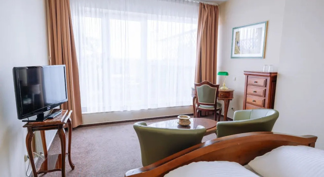 Номер Standard с красивым видом из окна Pannonia Hotel