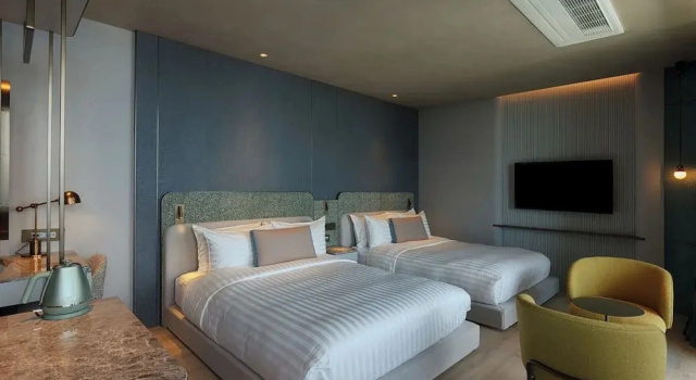 Habitación cuádruple De lujo con vista Sol Beach Namhae
