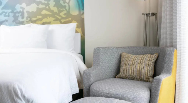 Четырёхместный номер Standard с видом на город Courtyard Sioux City Downtown/Convention Center