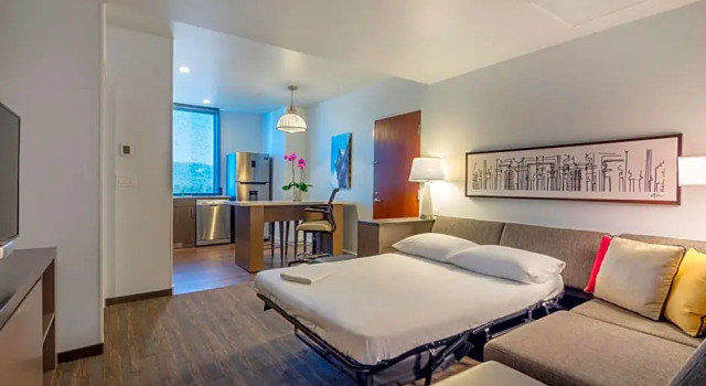 Двухместный с кухней люкс c 1 комнатой Hyatt House Mexico City/Santa Fe