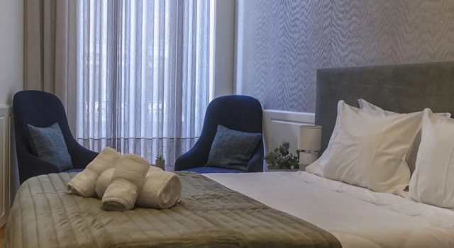 Апартаменты с 2 комнатами с балконом и с видом на город LIT Apartments 2 bedrooms at City center