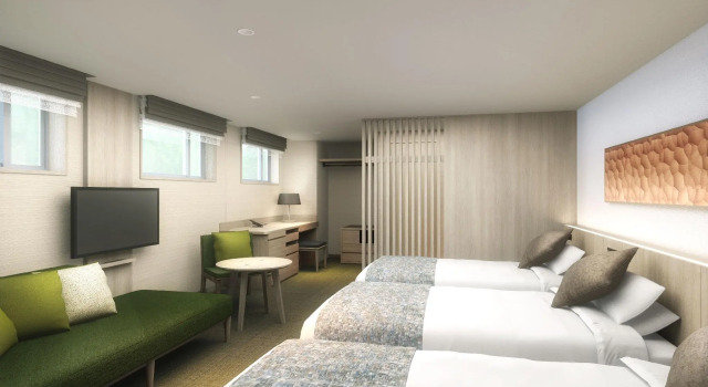Трёхместный номер Superior Tateshina Grand Hotel Takinoyu
