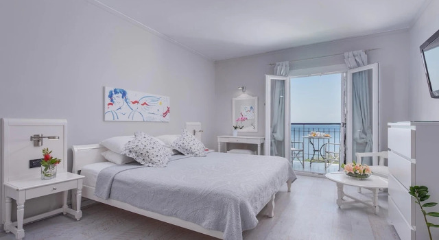 Двухместный номер Standard с балконом и с видом на море Adrina Beach Hotel