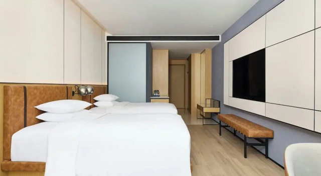 Четырёхместный номер Standard с видом на город Four Points By Sheraton Qingdao, Chengyang East