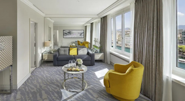 Двухместный люкс с видом на реку Mandarin Oriental, Geneva