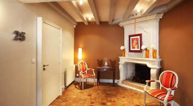 Двухместный номер Standard Цокольный этаж Logis Hotel La Croix Blanche Fontevraud