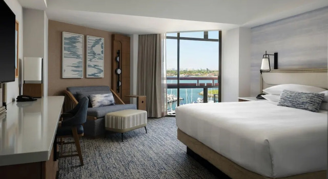 Двухместный номер Deluxe с видом на залив Marriott Marquis San Diego Marina