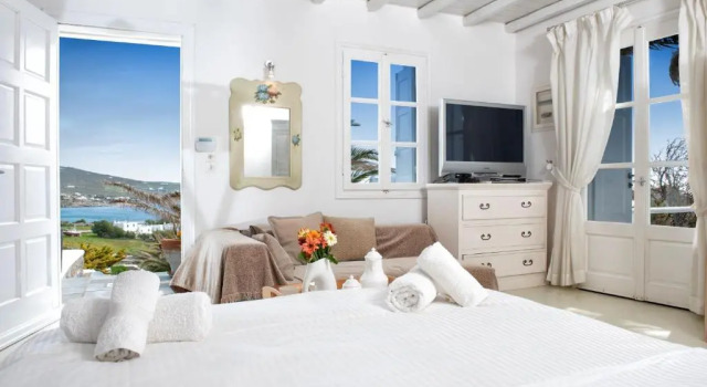 Manu Mykonos Next to the Beach Quality Brand Villa & Bungalows, Забронировать Отель Отели Калафатис 3 звезды, рядом с Пляж Агия Анна Калафатис, 3*