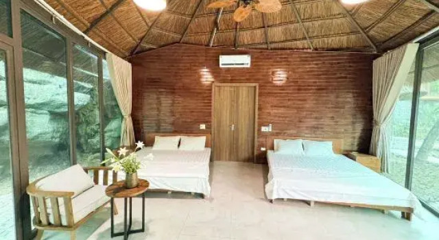 Бунгало Deluxe Cendana Trang An Retreat