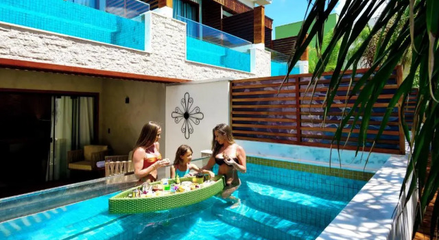 Люкс Цокольный этаж Arte da Natureza Hotel Bonito