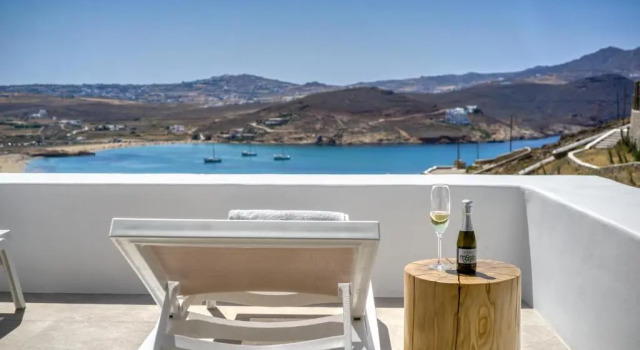 Коттедж c 1 комнатой Nefeli Residence & Suite Ftelia beach Mykonos
