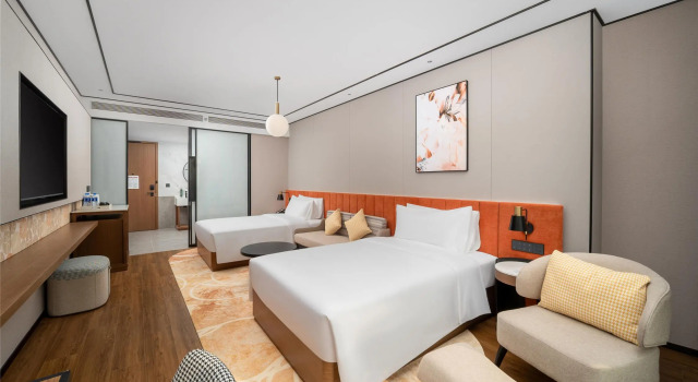 Двухместный номер Standard Hilton Garden Inn Shanghai Changxing Island