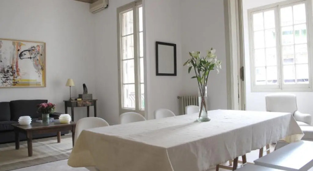 Кровать в общем номере с 6 комнатами My Address in Barcelona
