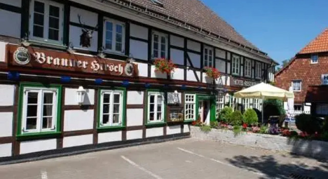 Hotel Brauner Hirsch, Забронировать Отель Отели в центре Бад-Гарцбург с завтраком, отели в центре Бад-Гарцбург с завтраком