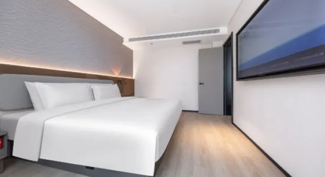 Семейный люкс Superior с 2 комнатами Atour Light Hotel Shijiazhuang Railway Station Art Center