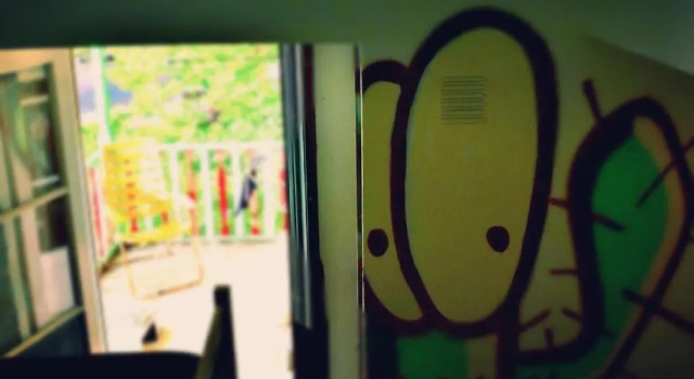 Кровать в общем номере Zeppelin Art-Hostel