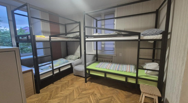 Кровать в общем номере Хостел Loft Minsk