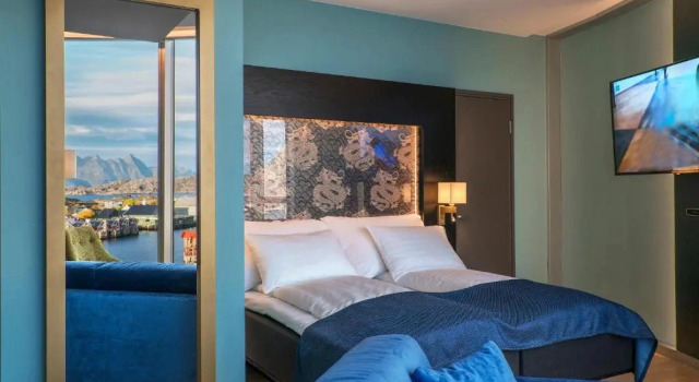 Люкс с видом на море Thon Hotel Lofoten