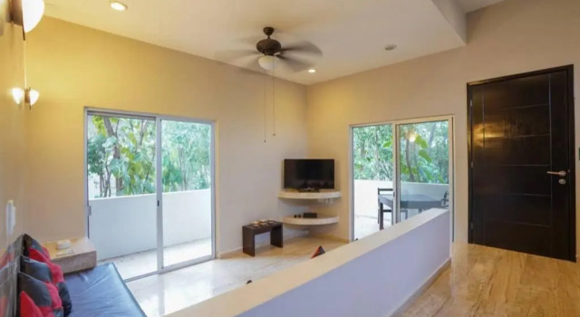 El vivero,Beautiful Apartment in Tulum A1, Rezervasyon Daire Tulum havuzlu oteller, Yüzme Havuzu