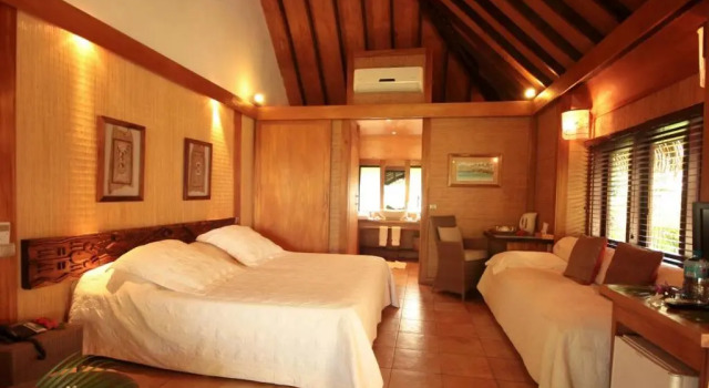 Бунгало с видом на сад Hotel Le Mahana