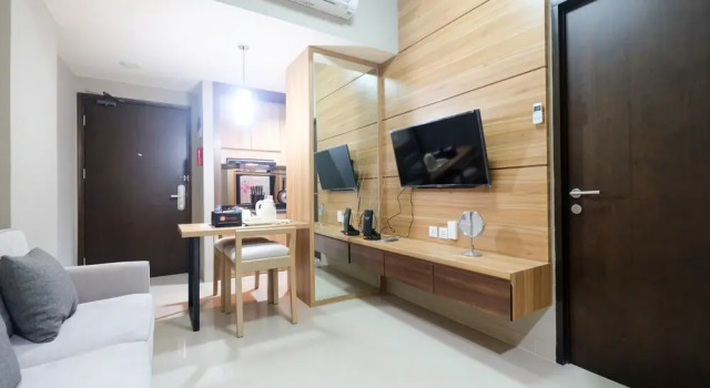 Modern and Good 2BR Mustika Golf Apartment By Travelio