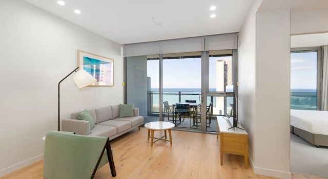 Люкс c 1 комнатой с видом на океан ULTIQA Signature at Broadbeach