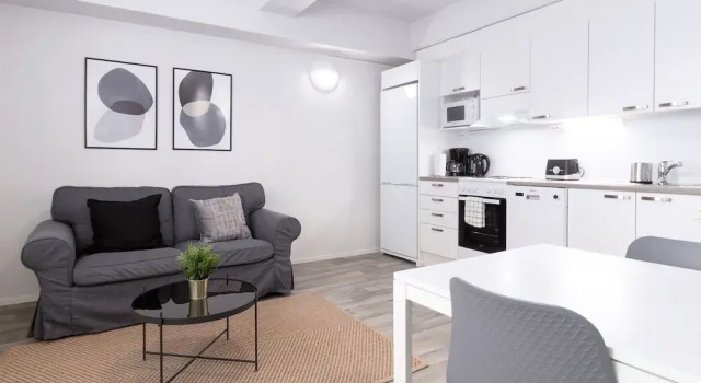 Трёхместные апартаменты Forenom Serviced Apartments Rauma Kaivopuisto