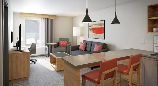 Четырёхместный люкс c 1 комнатой Candlewood Suites Detroit Sterling Heights by IHG