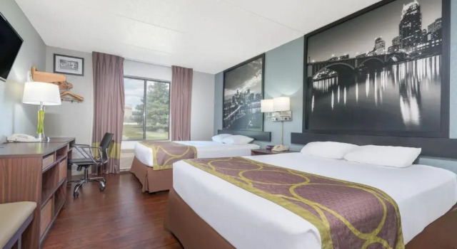 Номер Superior Super 8 by Wyndham Bloomington/Airport